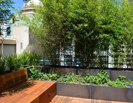fioriere per terrazzo in corten