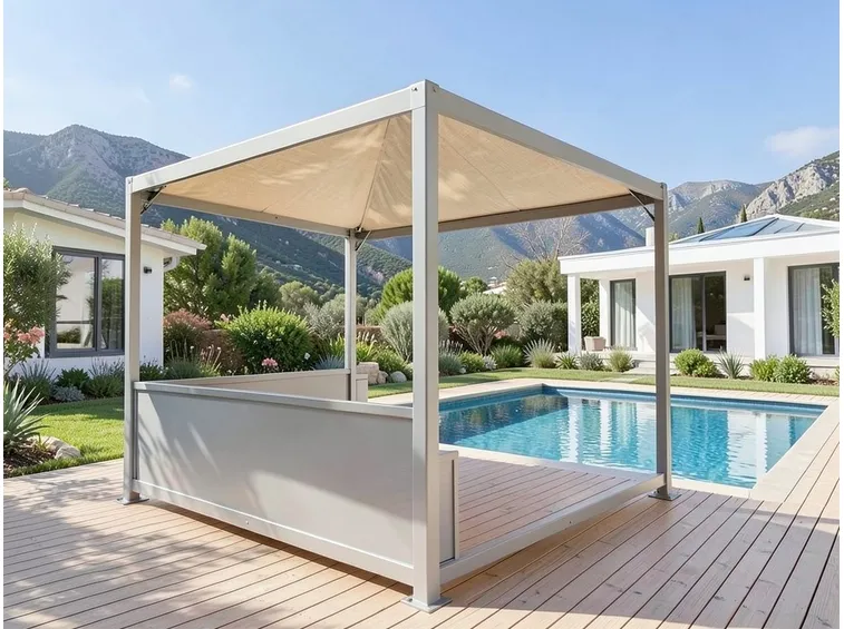 gazebo in aluminio