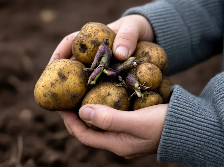 Patate germogliate